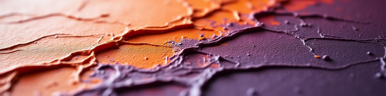 Acrylic paint textures and brushes